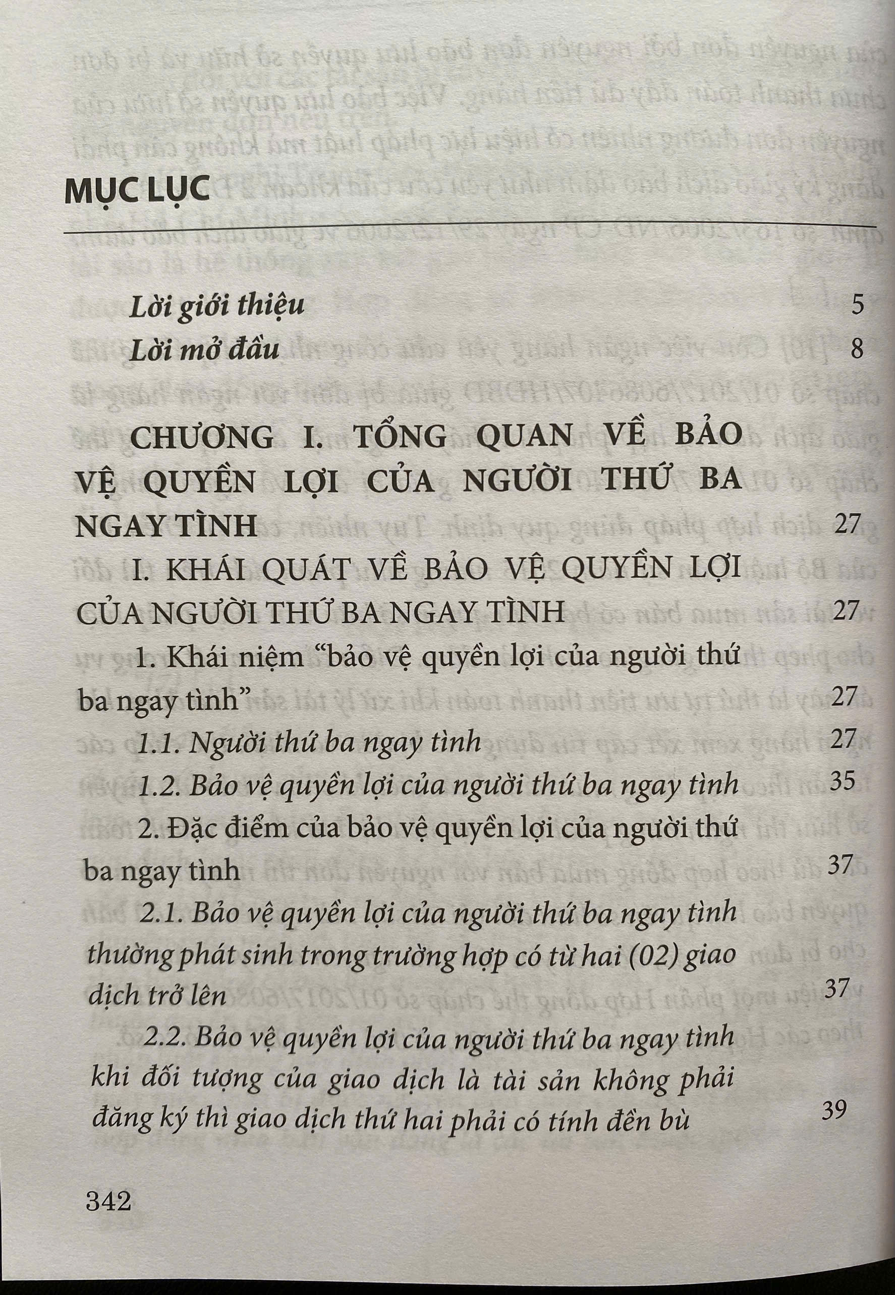 Bảo Vệ Quyền Lợi Của Người Thứ Ba Ngay Tình