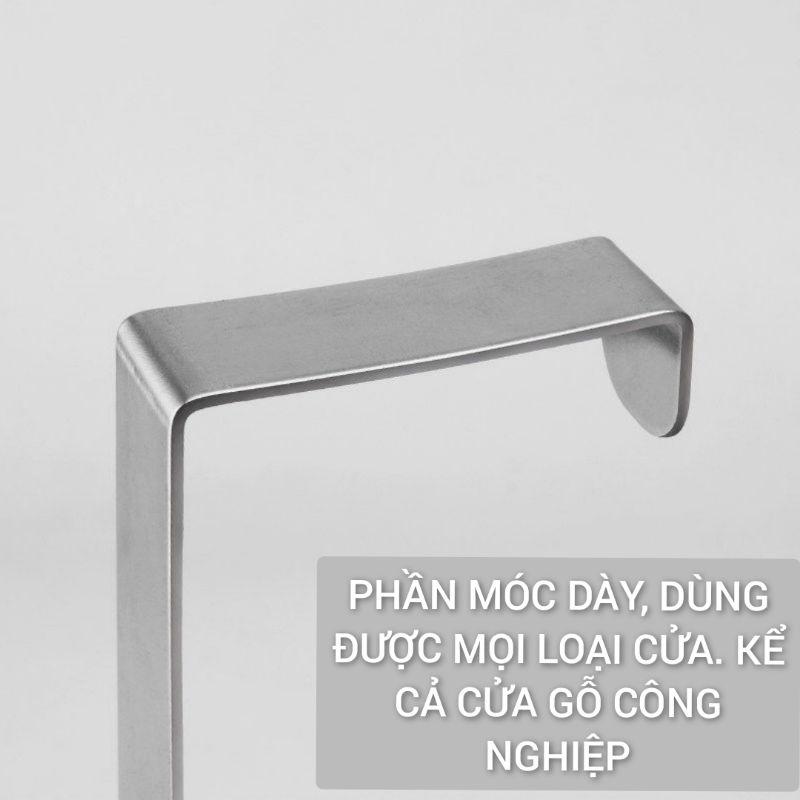 Móc treo quần áo, đồ dùng cài sau cánh cửa bằng inox