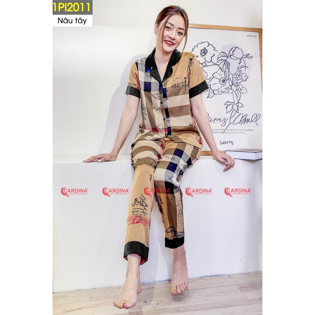 Bộ Pijama Nữ Chất Lụa mềm mại, co giãn nhẹ, yêu chiều làn da, màu sắc xinh yêu, tràn ngập không khí đón xuân