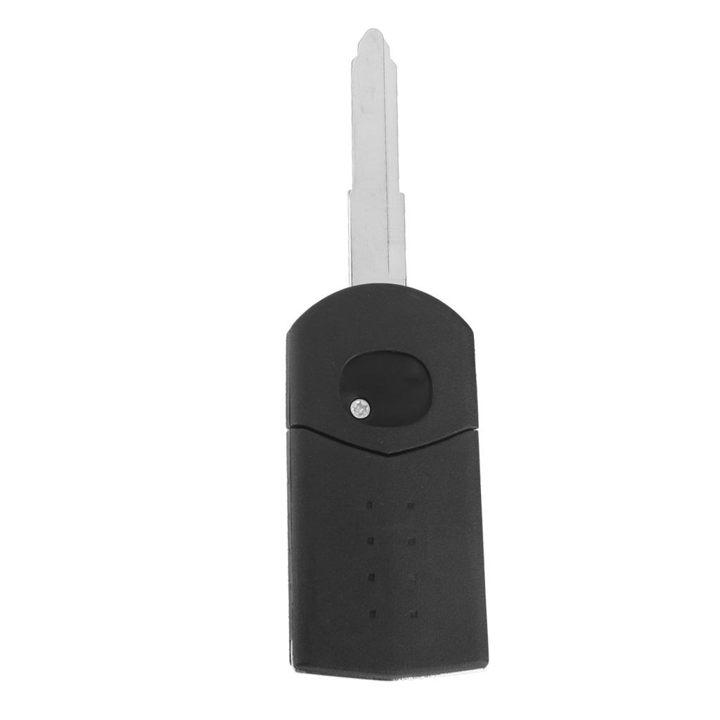 2 BUTTONS COVER / Key Shell Case for 3 5 6 Remote Key Case Black Color