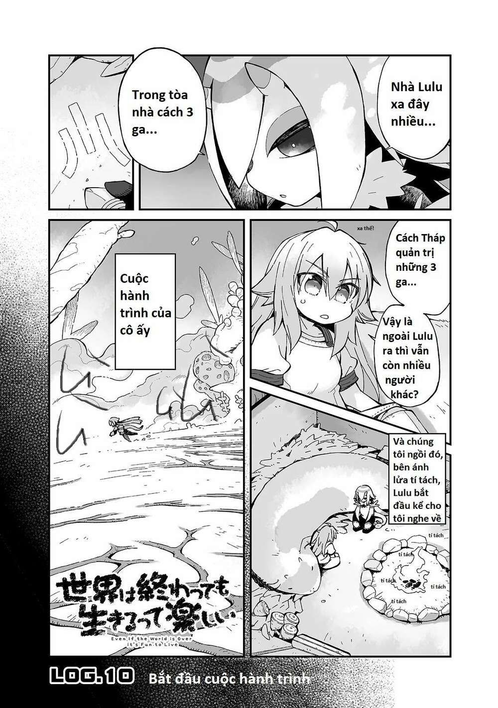 ngay cả khi hậu tận thế, thật hạnh phúc vẫn còn được sống... chapter 10 1
