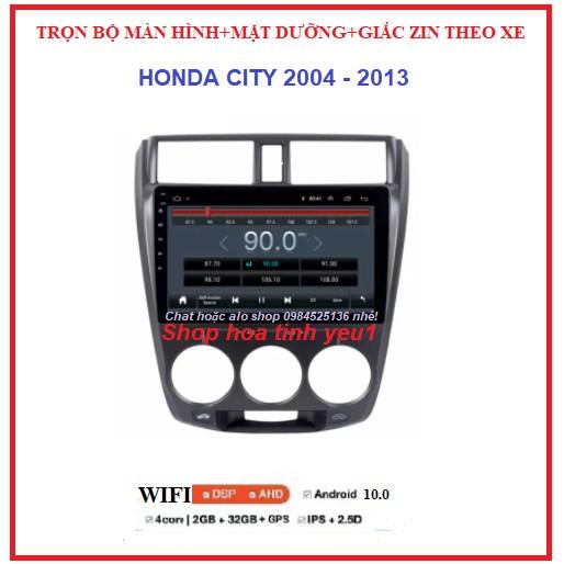 BỘ Màn hình DVD Androi cho xe ô tô HONDA CITY TẶNG PM VIETMAP S1,màn 10 inch đa chức năng cho xe ô tô KÈM MẶT DƯỠNG