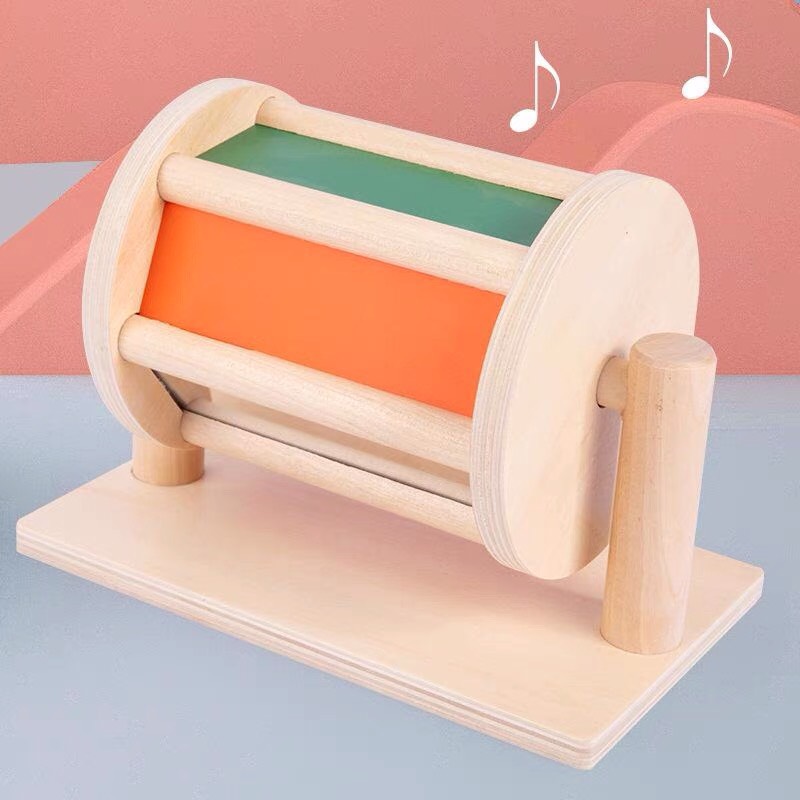 Giáo cụ Montessori cho bé 0-3 tuổi: Trống Xoay Cầu Vồng