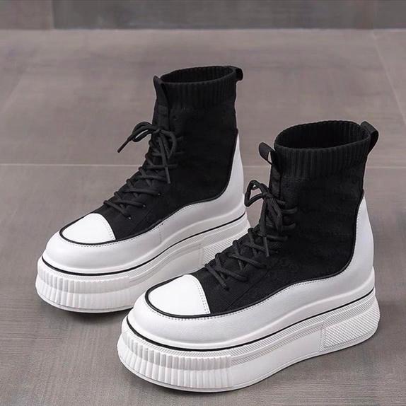 Giày Bốt Nữ, Giày Thể Thao Nữ Đế Độn 7 Phân Sneaker Ulzzang Store 2022 Chất Lượng Đi Chơi Đi Tiệc