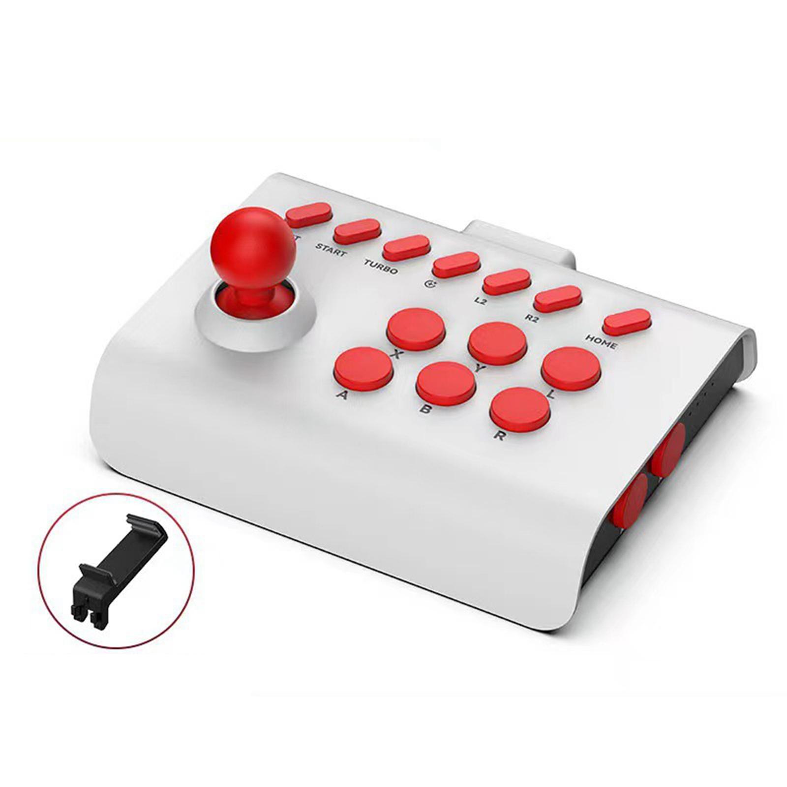 Arcade Rocker Game Joystick, Arcade Game Console Rocker, Rechargeable Retro Arcade Game Handle Controller for Computer, Smartphones,