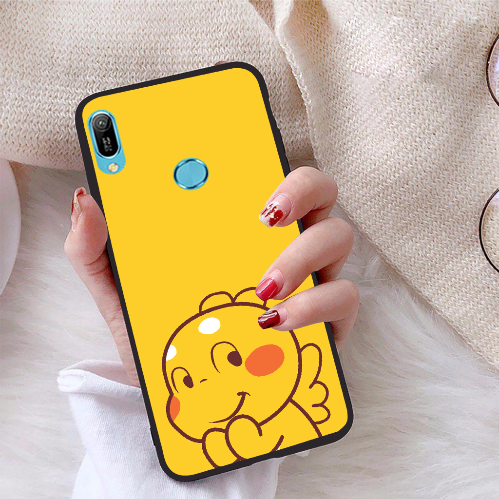 Ốp lưng dành cho Huawei Y6 2019 viền dẻo TPU Bộ Sưu Tập Khủng Long Lai Ong - Hàng chính hãng