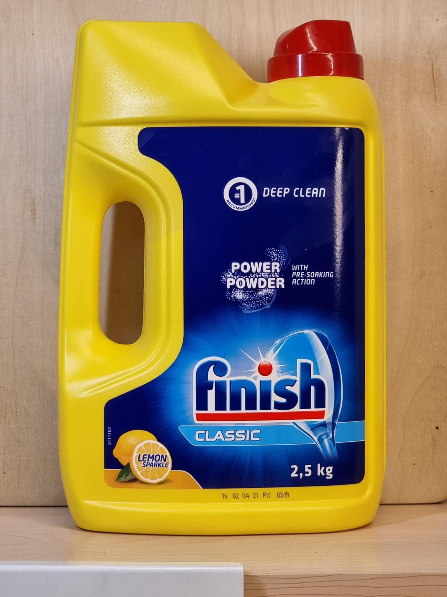 Bột Rửa Bát Finish Đức 2.5kg - dùng cho Máy Rửa Bát