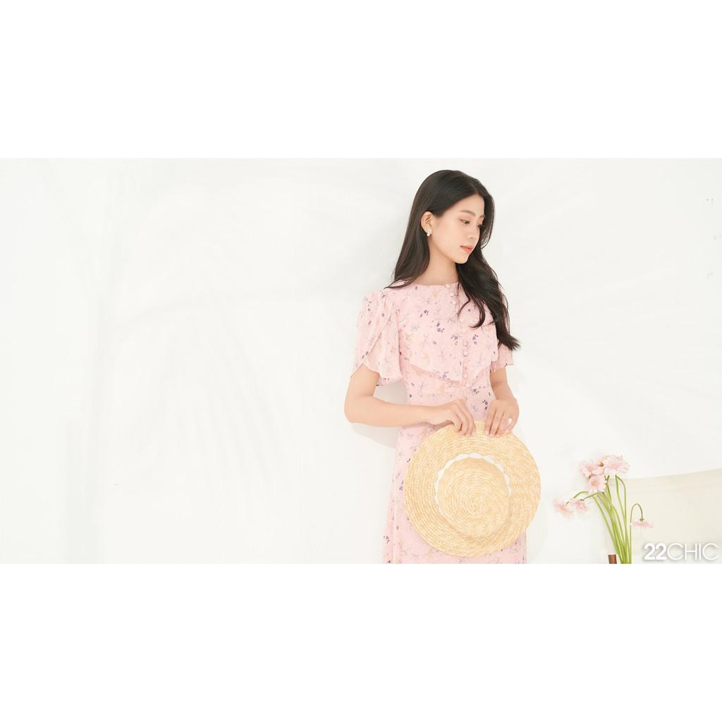 Váy hoa nhí tiểu thư Dreamy Midi Dress - 22CHIC