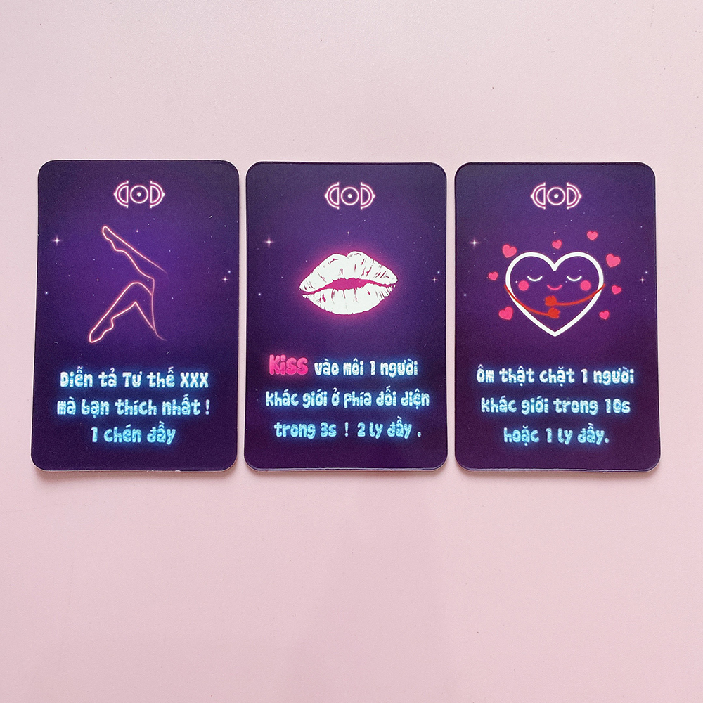 Bộ Bài Xõa Sắc Thái 2024 60 Lá Drinking Game Hot Trend Không Thể Thiếu Trong Mọi Tiệc Tùng Ăn Nhậu