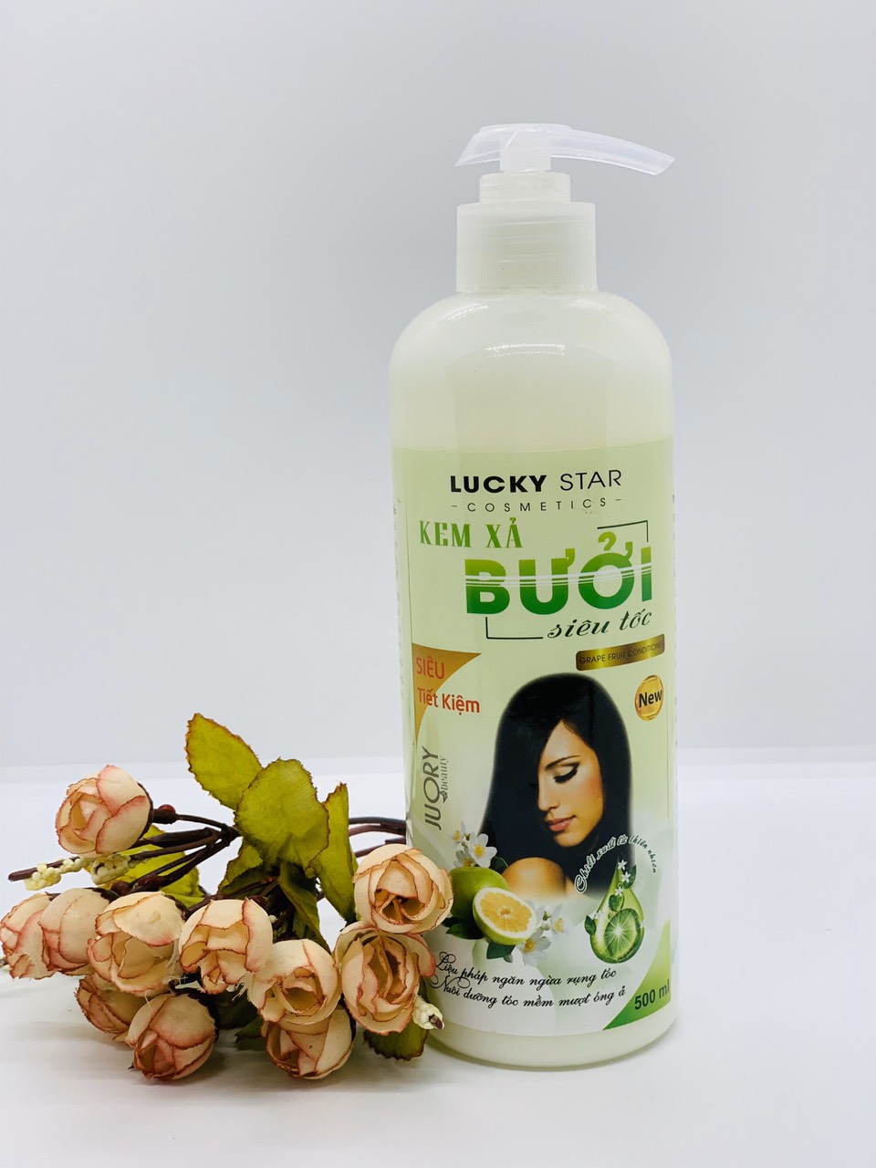 Kem Xả Tinh Chất Bưởi Lucky Star 500ml