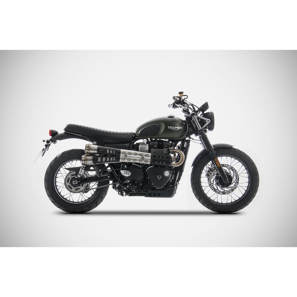 Pô Zard Triumph Street Scrambler - Slip On N.2 Silencers