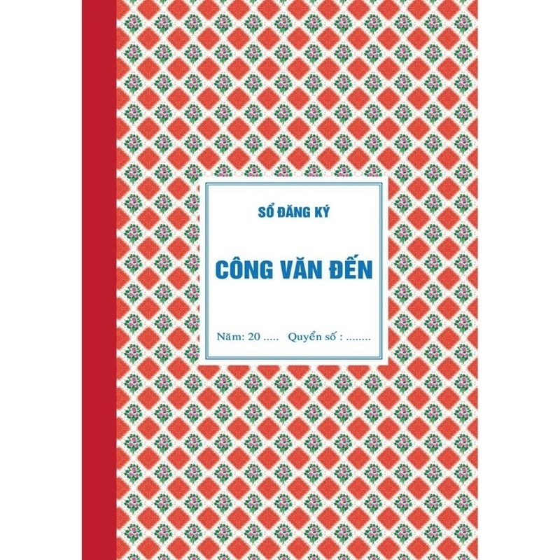 Sổ Hải Tiến Công văn đến / Công văn Sổ công văn mã 6034 / 6041 / 6058 / 6065 khổ A4