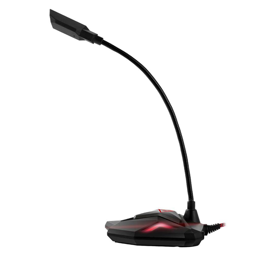 Portable USB Audio Microphone Mic for Desktop PC Computer #2