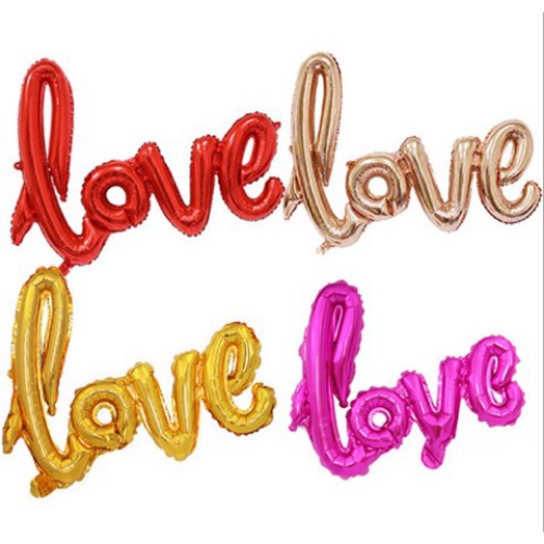 Bong bóng chữ love size nhỏ love letter hpni62
