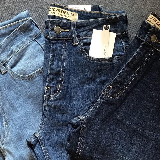 Quần Jean Nữ Ống Loe Dáng Dài Sofm Wear Dài 100cm ZR97