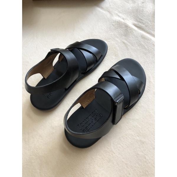 Sandals Nam Nữ JOURNEY Quai Chéo Basic Unisex Chất Liệu Da Cao Cấp