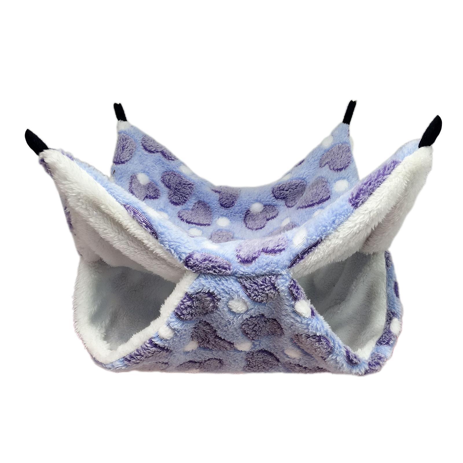 Hamster Hammock Bed Bedding Sleeping Warm Playing for Small Pet Parrot