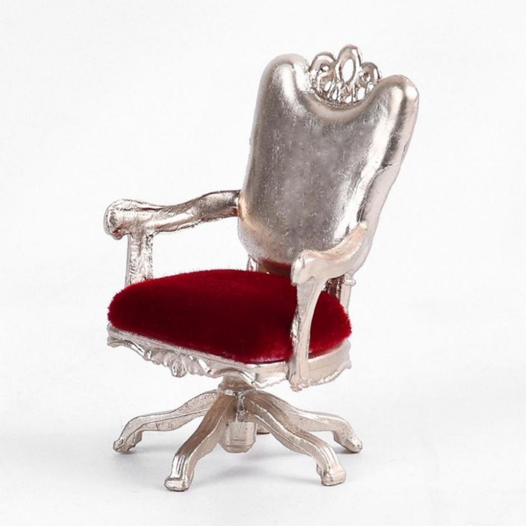 Nhựa Trắng 27X25X40 Mm Thu Nhỏ Ghế 1:25 Quy Mô Nhà Búp Bê Trang Trí