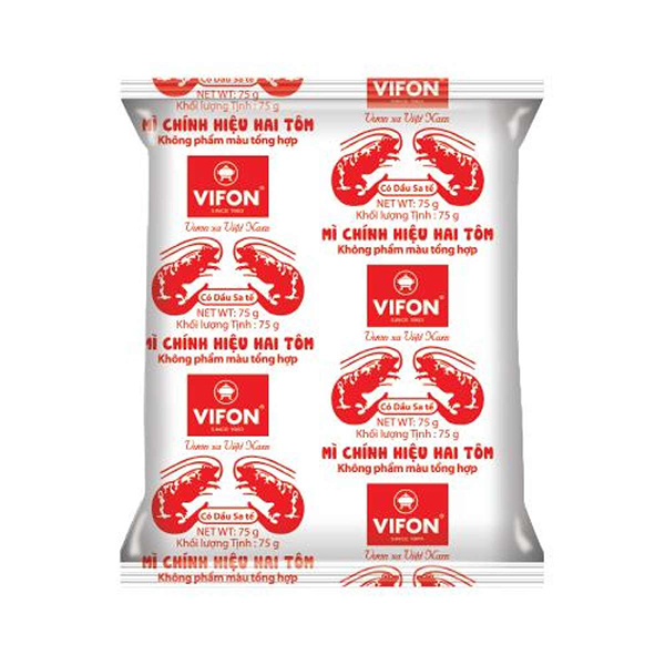 Thùng 30 Mì Chính Hiệu Hai Tôm VIFON (75g / Gói)