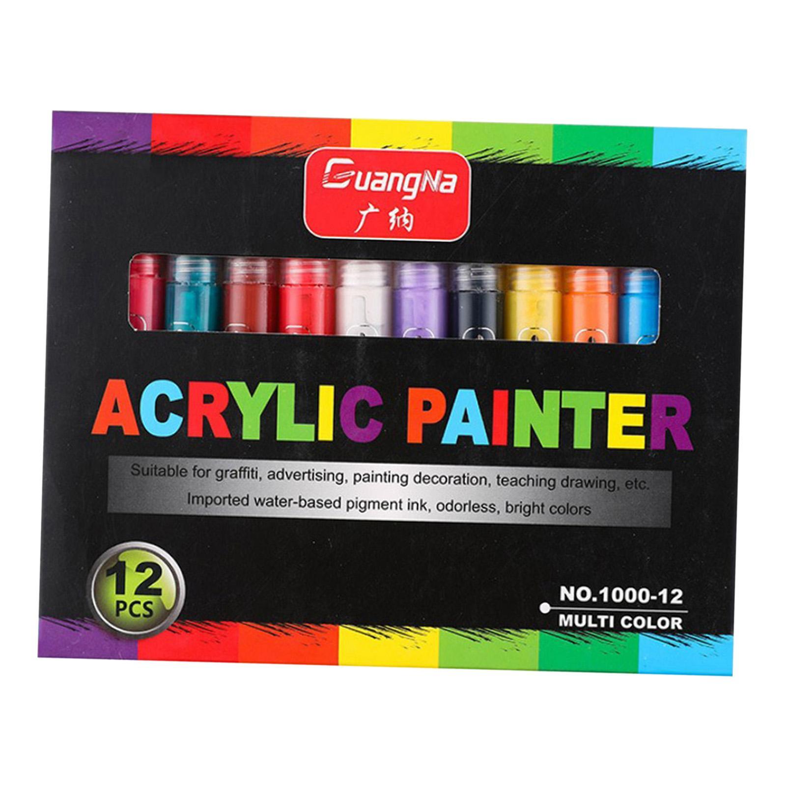 5.6" Marker Paint Pens Ceramic Glass Scrapbooking Easter Egg 12pcs