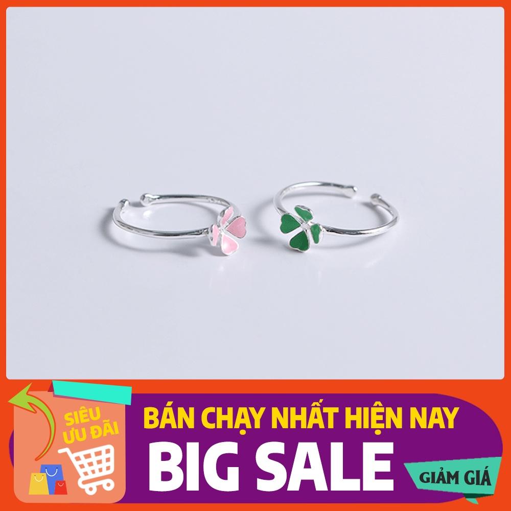 Nhẫn Cỏ 4 Lá Bạc 925