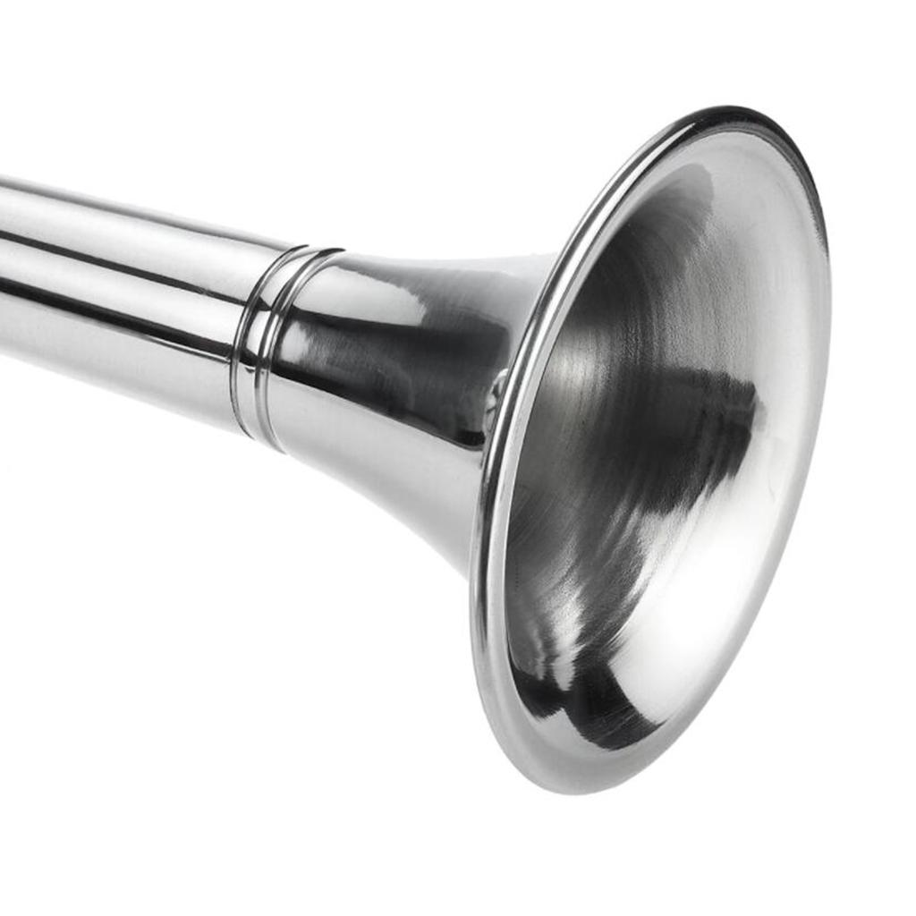 125db Electric Train Air Horn Chrome Zinc Single Trumpet Air Horn