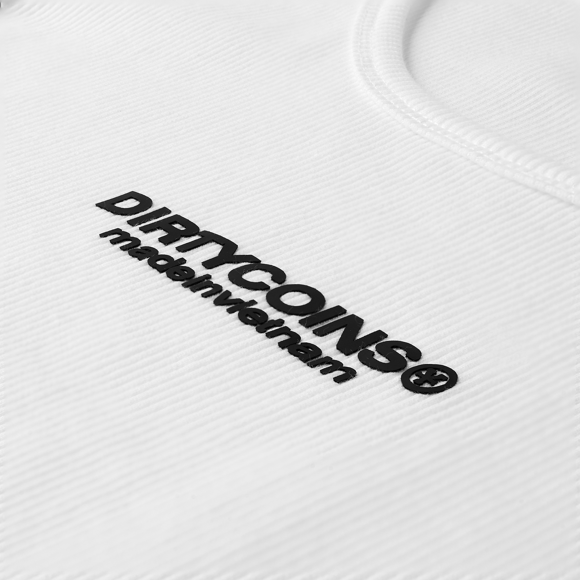 Áo Thun DirtyCoins Logo Regular Tank Top - White
