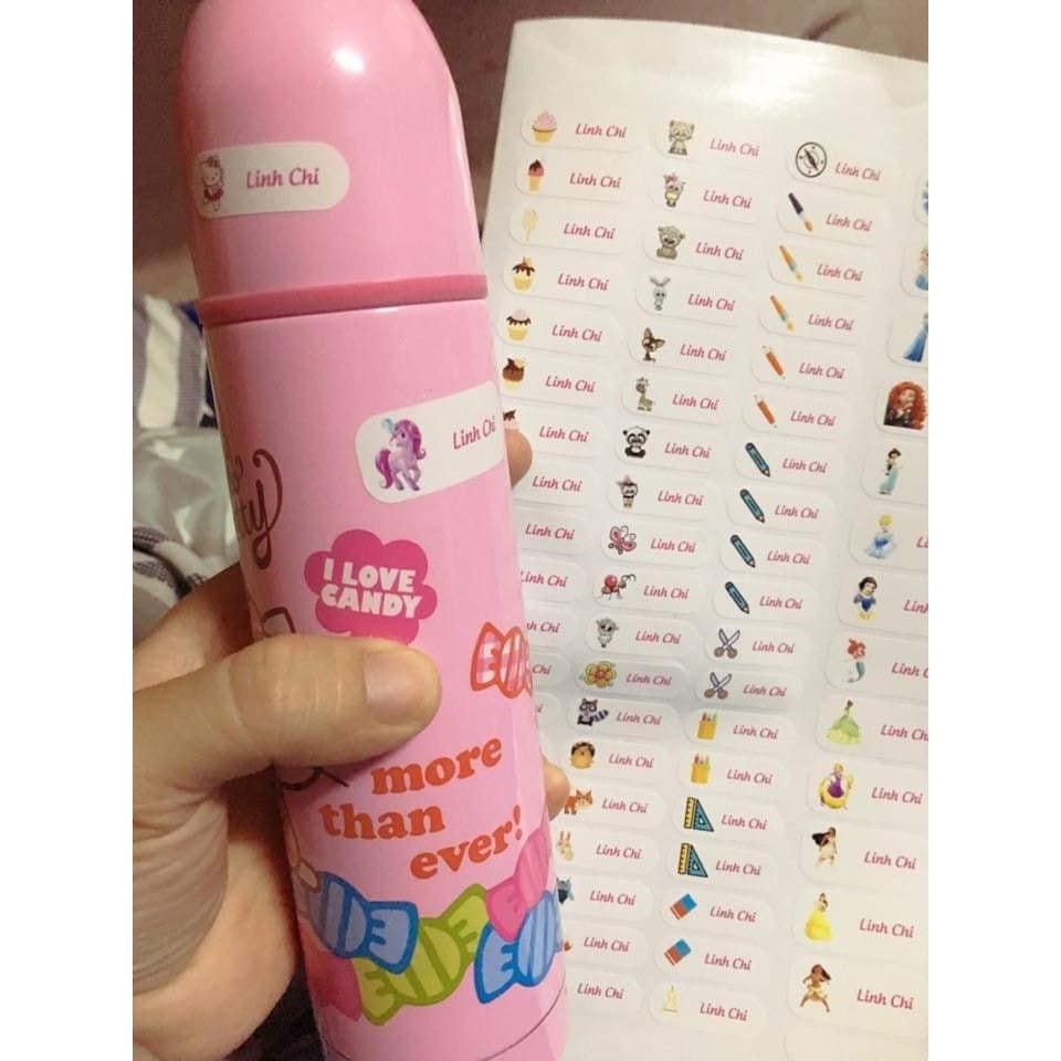 Sticker tên bé theo yêu cầu