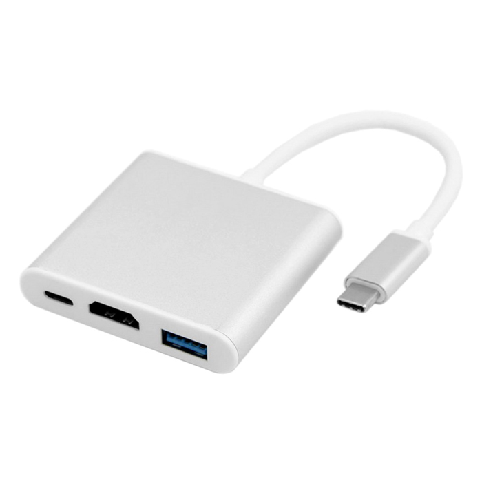Cáp Chuyển Đổi USB Type C 3 in 1 To HDMI, USB 3.0, USB Type C (UC-353) – Hàng Nhập Khẩu