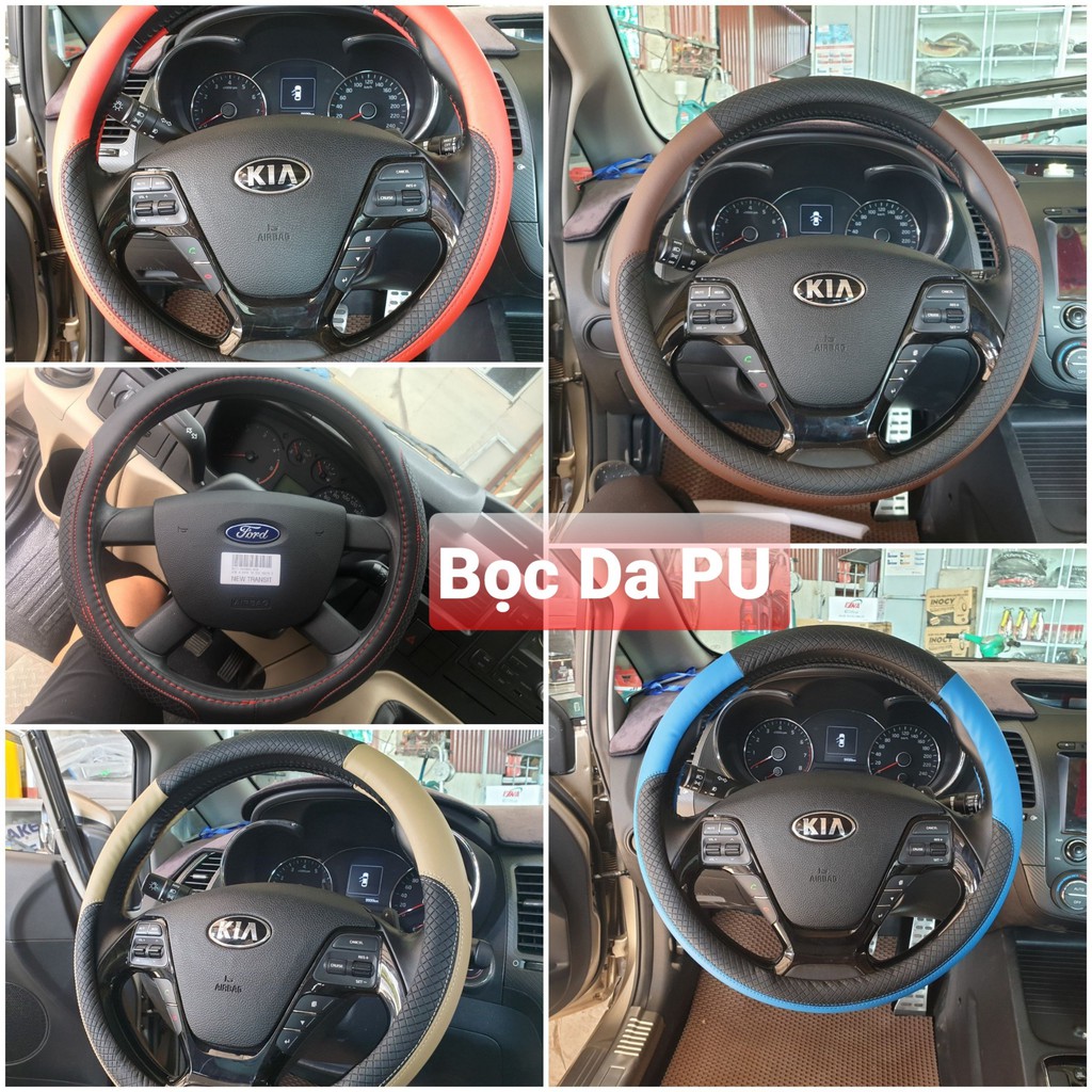 Bọc vô lăng xe Toyota Vios, Innova, Fortuner, Camry, Altis, Yaris, Prado, Hilux, Avalon, Avanza, Rush, Wigo, Cross, Raize, Veloz