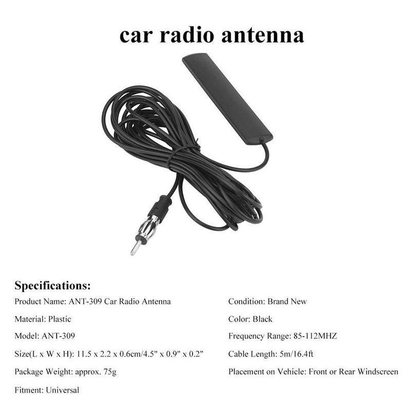 Ăng Ten Radio Cho Ô Tô Xe Hơi - Antenna Radio Gắn Rời Thu Sóng AM/ FM Cực Tiện Lợi