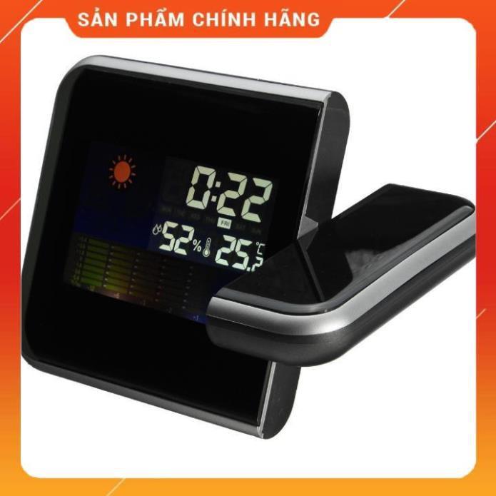 Đồng hồ báo thức kỹ thuật số với màu sắc màn hình đèn led chiếu đồng hồ bàn 206749