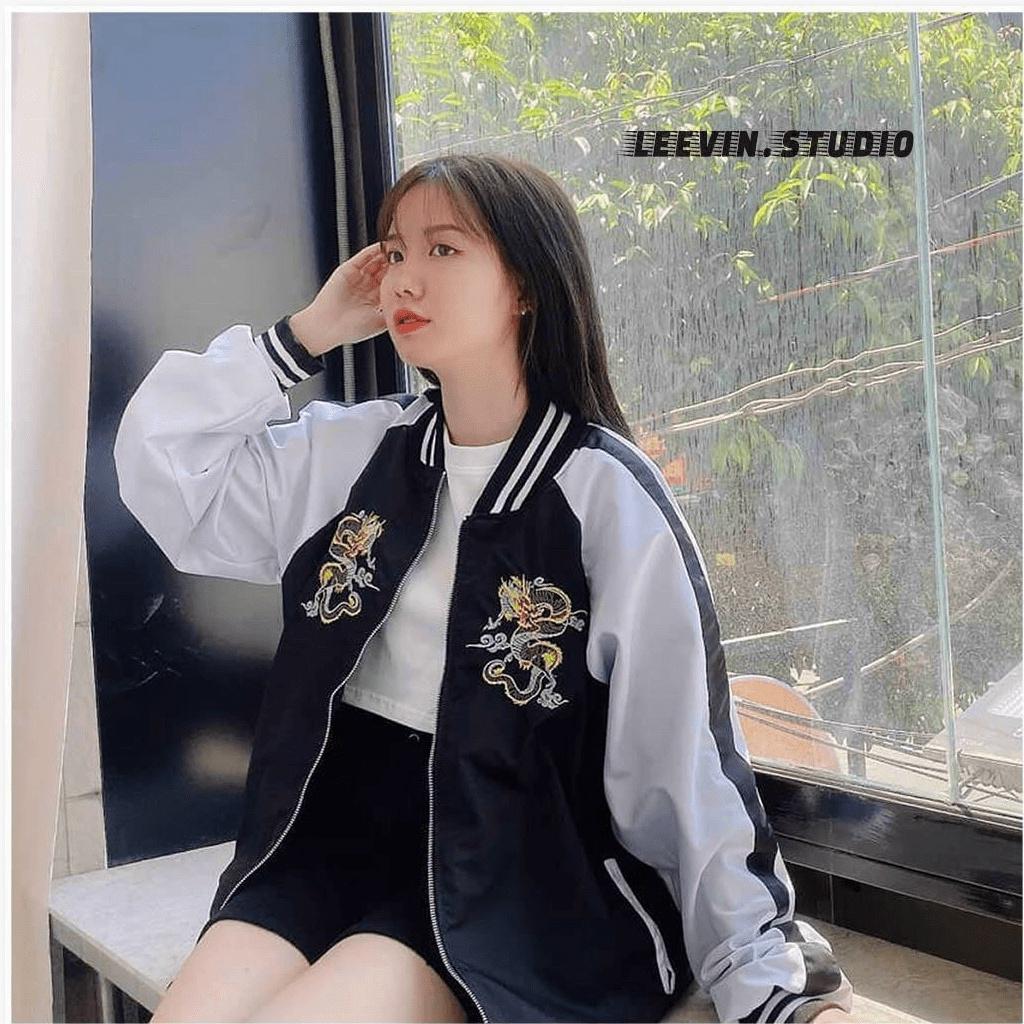 ÁO BOMBER SWEATER PHỐI MÀU