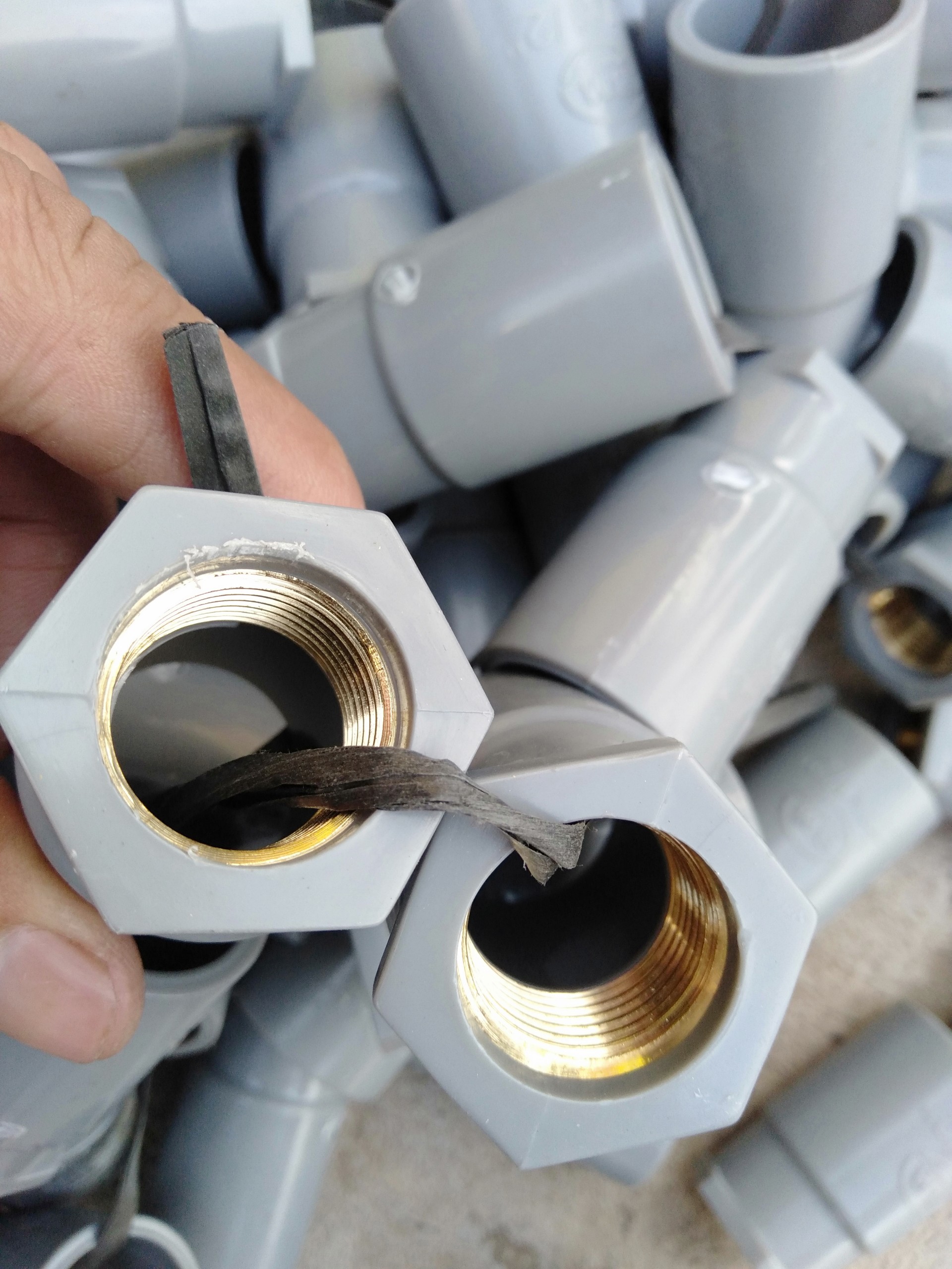 Nối PVC ren trong thau 21 ống 27 Bình Minh