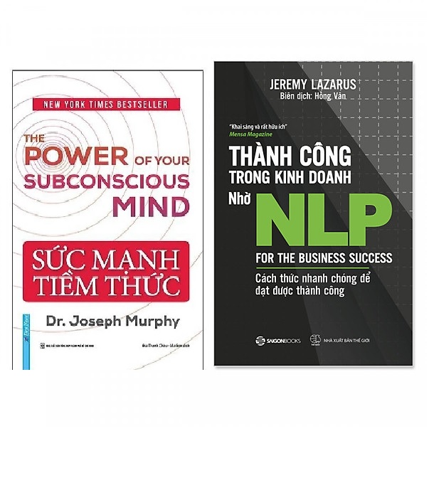 Combo 2 cuốn: Sức Mạnh Tiềm Thức, Thành Công Trong Kinh Doanh Nhờ NLP