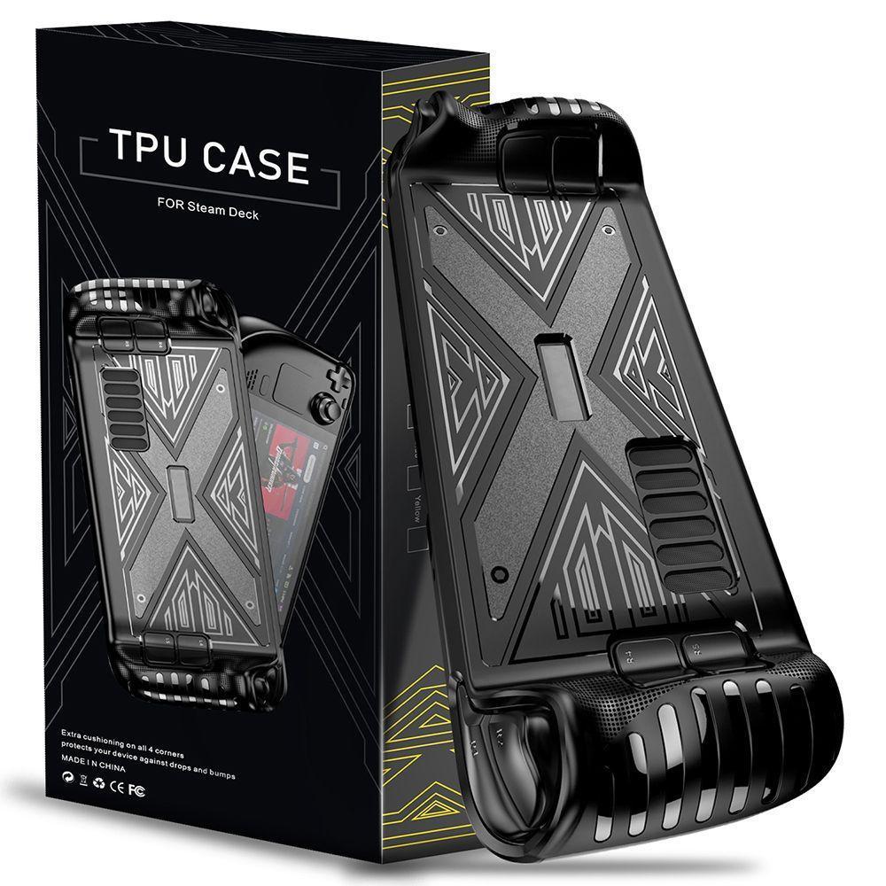 Ốp TPU mềm chống rơi chống sốc cho máy chơi game cầm tay Steam Deck