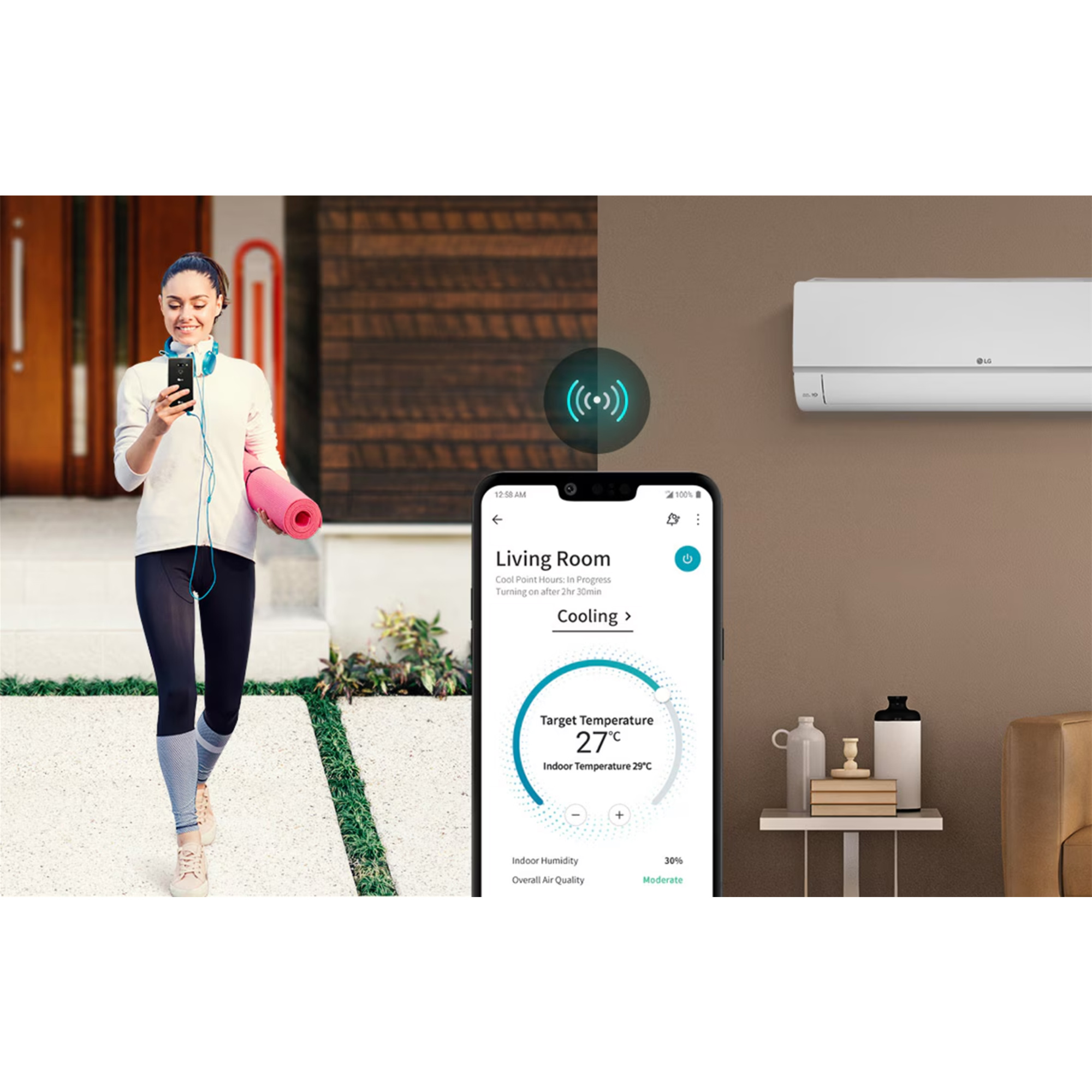 Máy lạnh LG Inverter 1HP IEC09G1/ 1.5HP IEC12G1/ 2HP IEC18G1/ 2.5 HP IEC24G1 - Hàng Chính Hãng - Mới 100