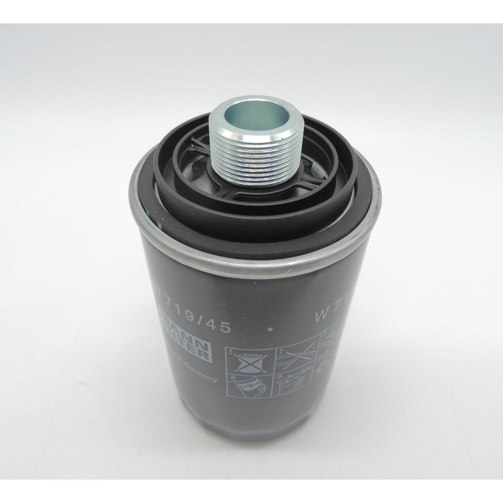 Lọc dầu nhớt MANN FILTER - W719/45 dành cho xe AUDI A3, A4, A5, A6, A8, Q3, Q5, VOLKSWAGEN, 06H115403, 06H115561