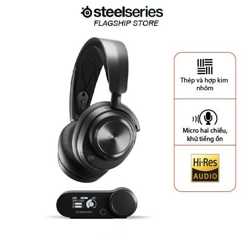 Tai nghe gaming không dây Steelseries Arctis No va Pro Wireless - Hàng Chính Hãng