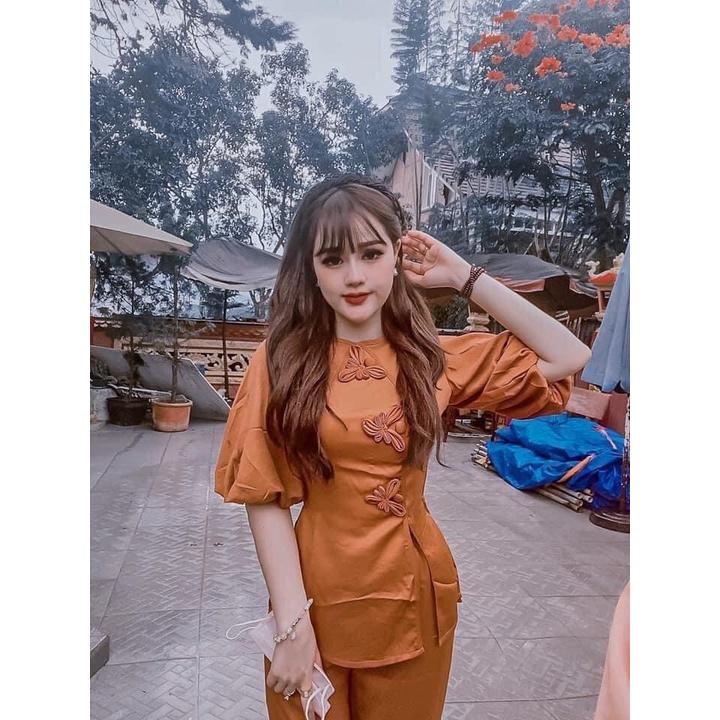 ĐỒ LAM ĐI CHÙA Mẫu Lụa Cát Nhung Mới