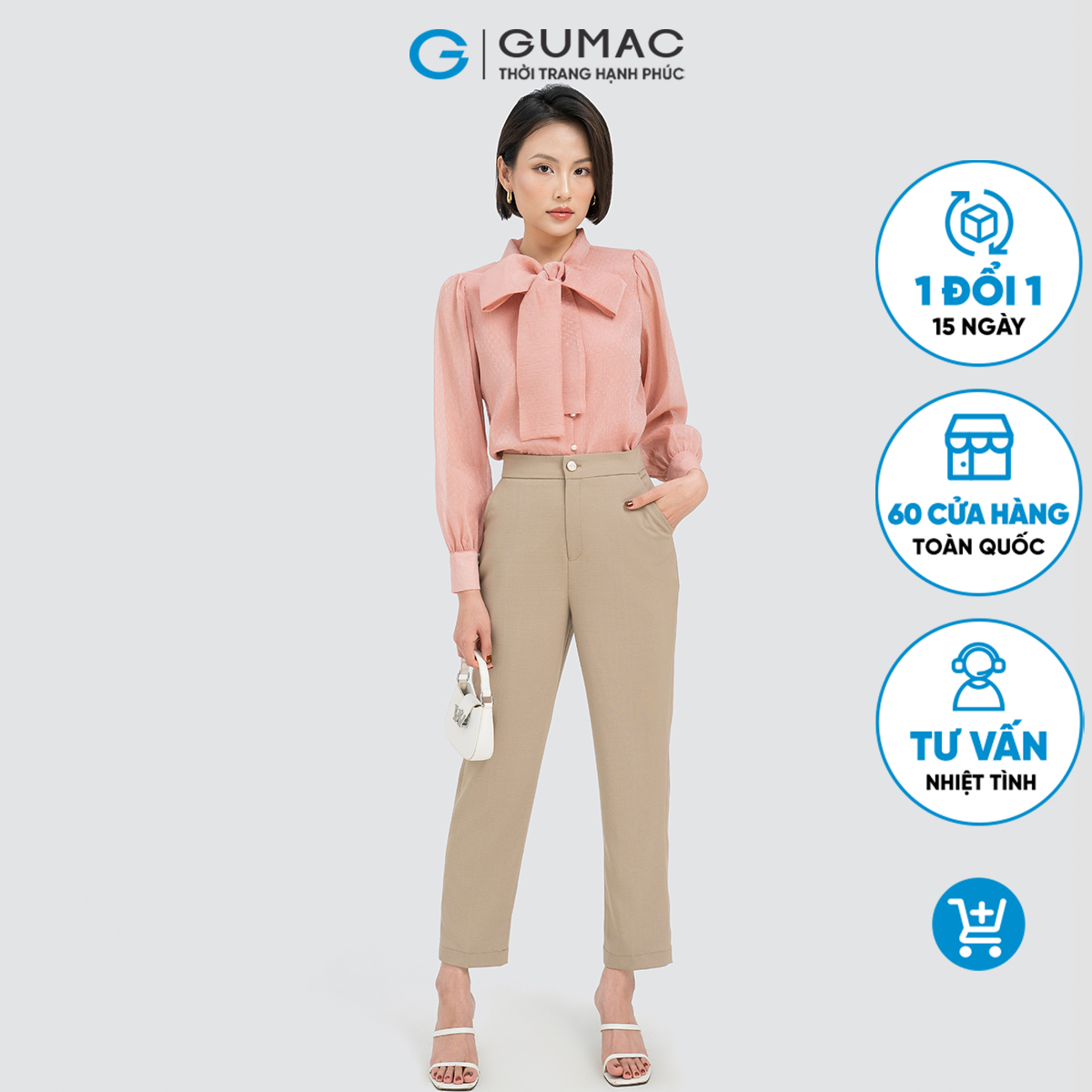 Quần tây cơ bản GUMAC QD04036