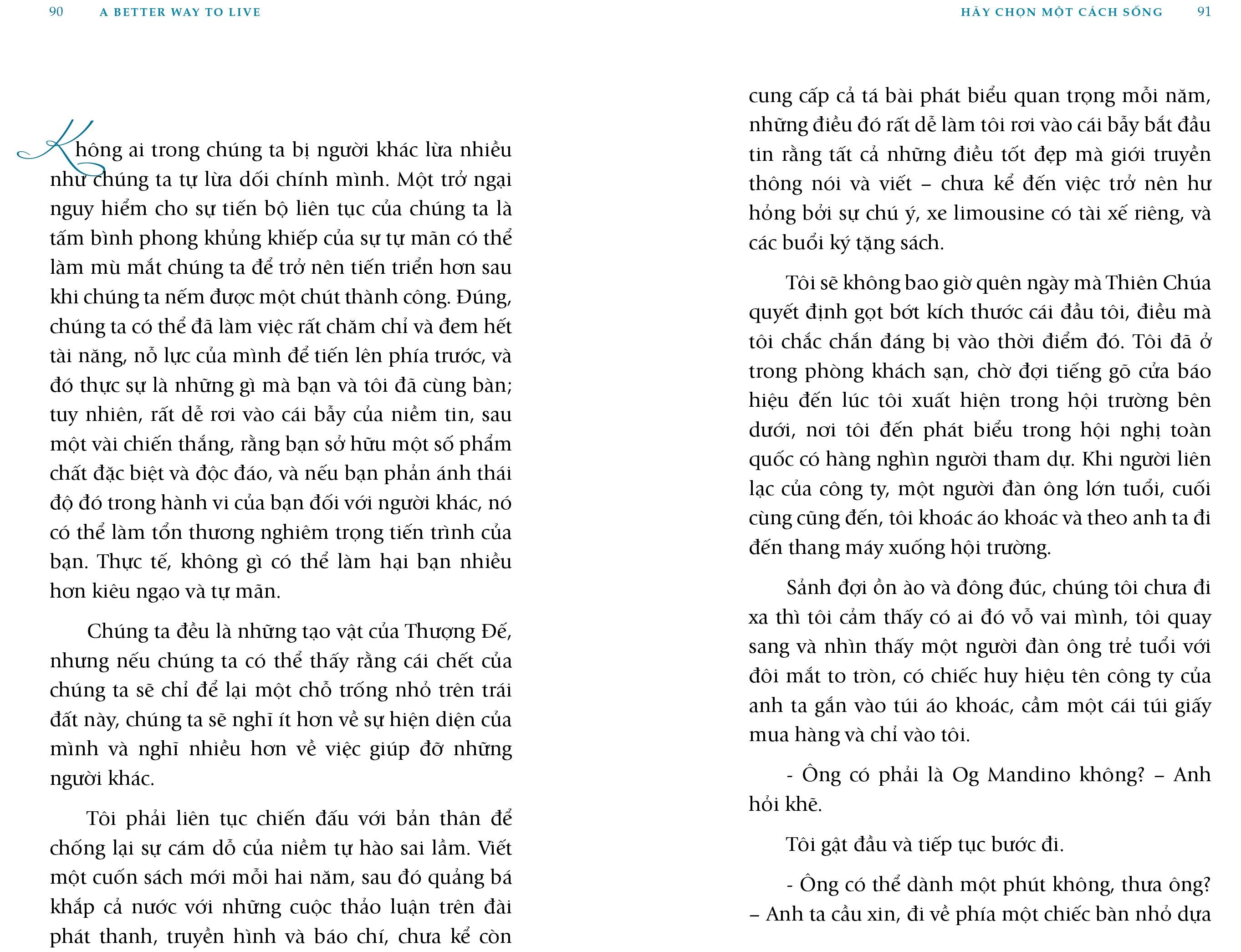 Sách Hãy Chọn Một Cách Sống (A Better Way To Live)