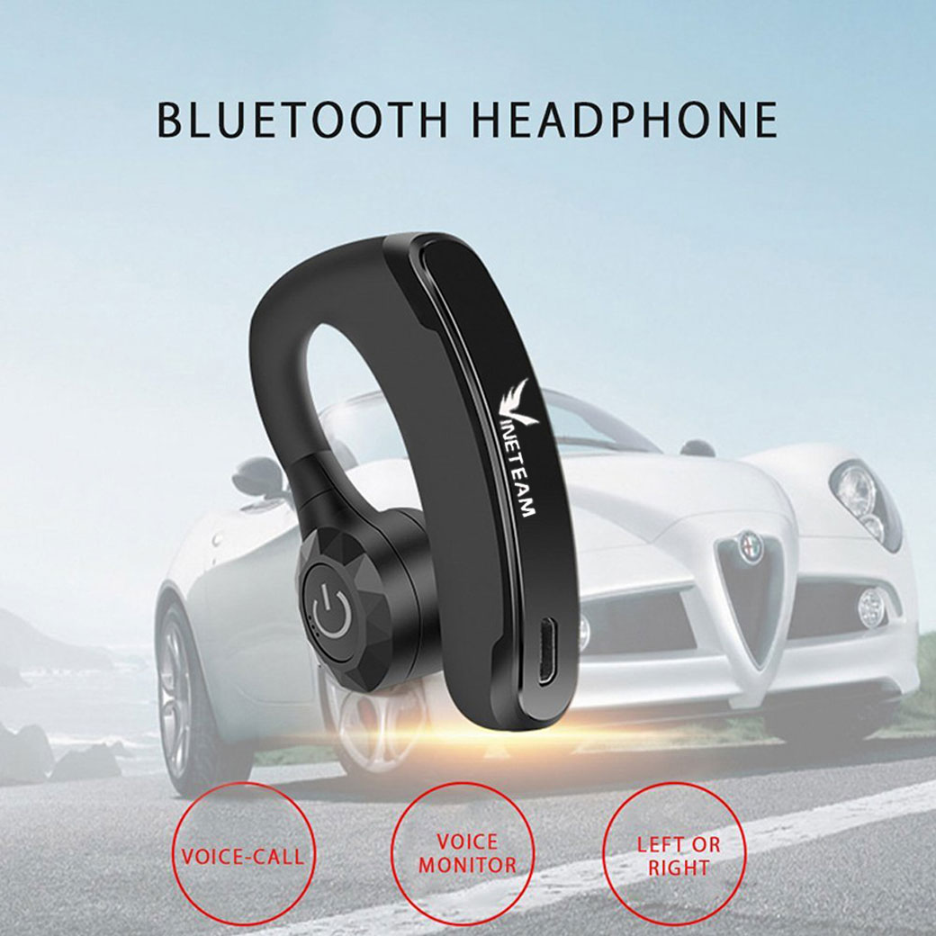 Tai Nghe Bluetooth nhét tai Không dây VINETTEAM V11 cho IPhone, Android Nhỏ Gọn, Tiện Lợi - Hàng Chính Hãng