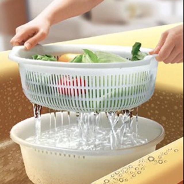 BỘ RỔ NHỰA KÈM CHẬU NỘI ĐỊA NHẬT BẢN
