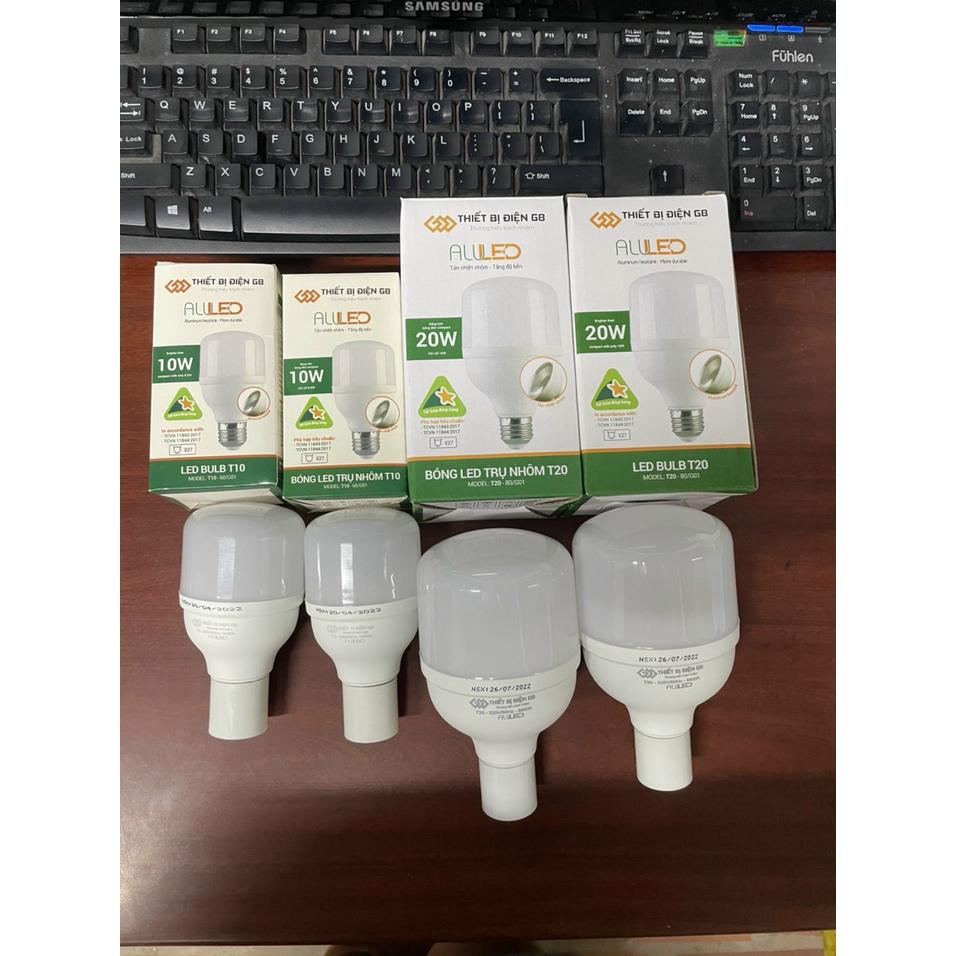 Bóng đèn Led trụ nhôm 60w 50w 40w Thiết Bị Điện G8 ánh sáng trắng tiết kiệm điện bảo hành 1 năm