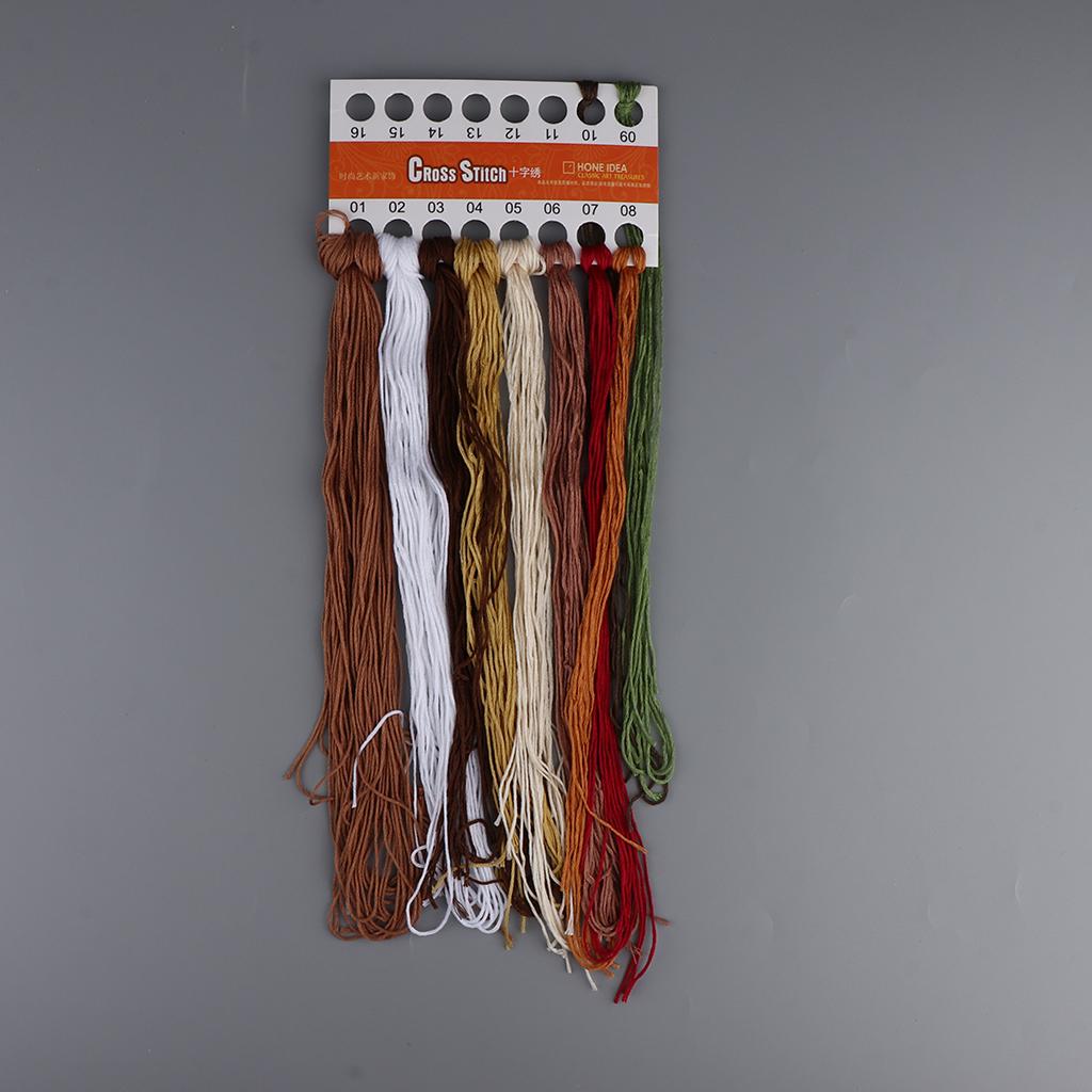 2 Set Embroidery Starter Kit with Pattern Cross Stitch Kits - Cute Alpaca