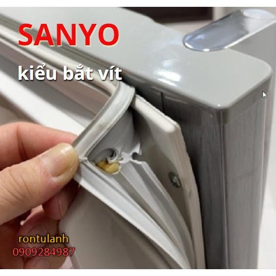 Ron tủ lạnh  dành cho tủ lạnh Sanyo SR-U205PN (ron bắt vít