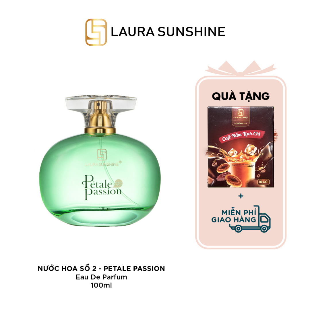 Nước hoa nữ Laura Paris #02 Petale Passion - Eau De Parfum - 100ml - Laura Sunshine