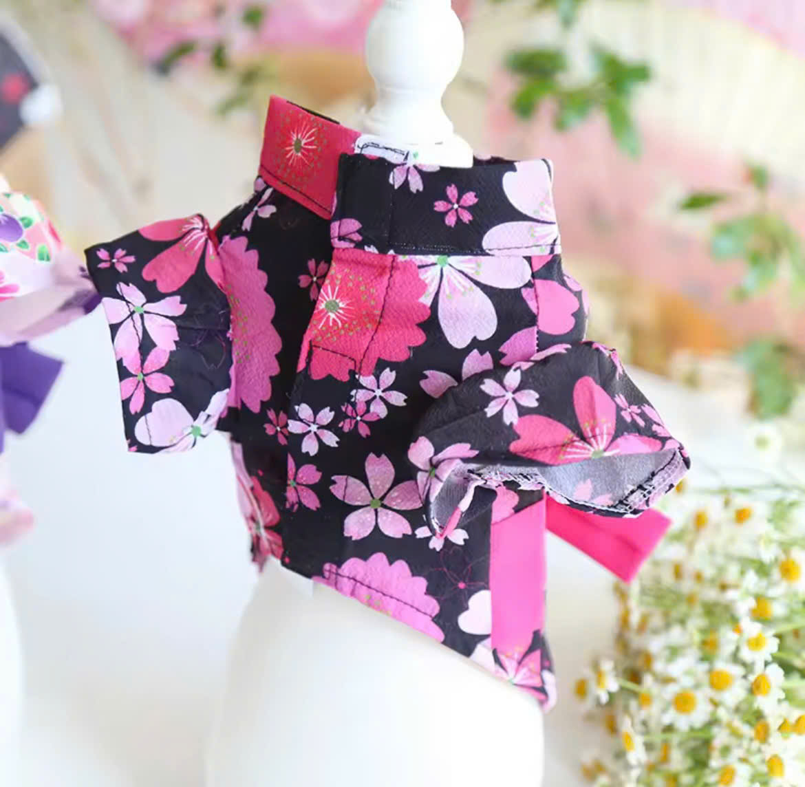 VÁY HOA KIỂU NHẬT BẢN SANG TRỌNG TỪ TỪ 0.5-8KG DÀNH CHO CHÓ MÈO