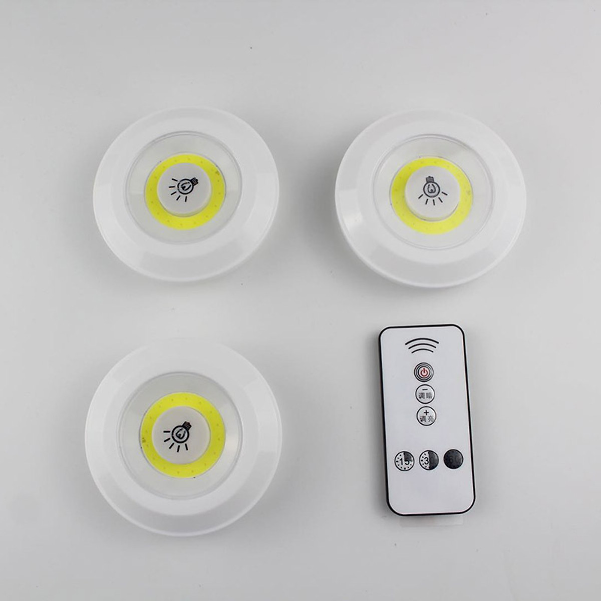 Combo 3 Đèn LED Gắn Tủ , Trang Trí Tủ Phòng Ngủ , Phòng Khách Có Chức Năng Hẹn Giờ - Hàng Chính Hãng